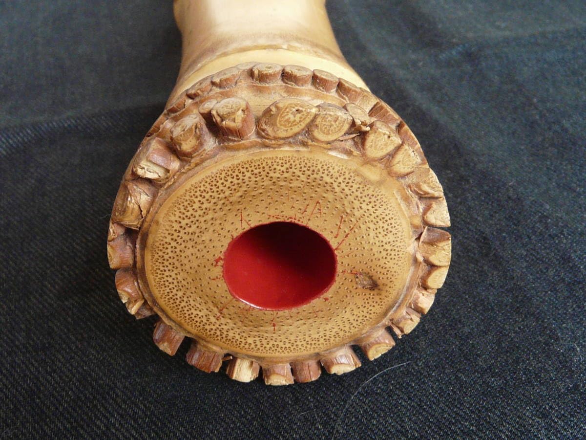 Amazon.co.jp: 和楽器尺八 琴古流 二尺三寸管 2印 森田雲森銘 製管師