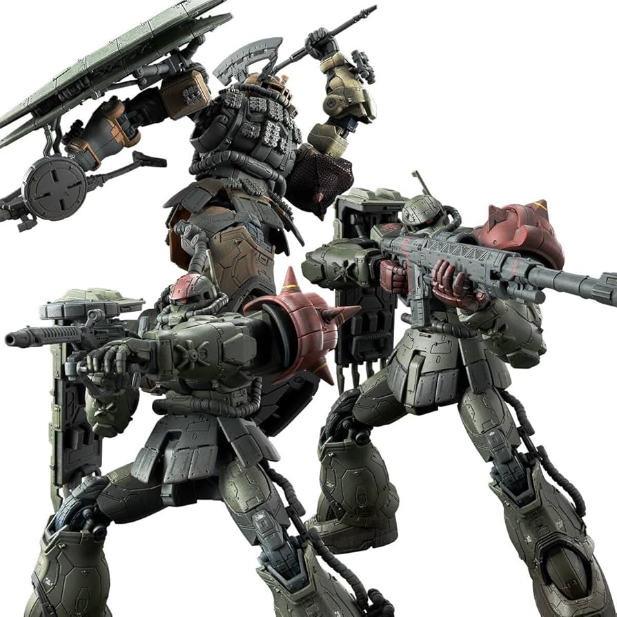 Amazon | HG 1/144 ザクII F型 チャブス機 ＆ ケイル機 + 無識別