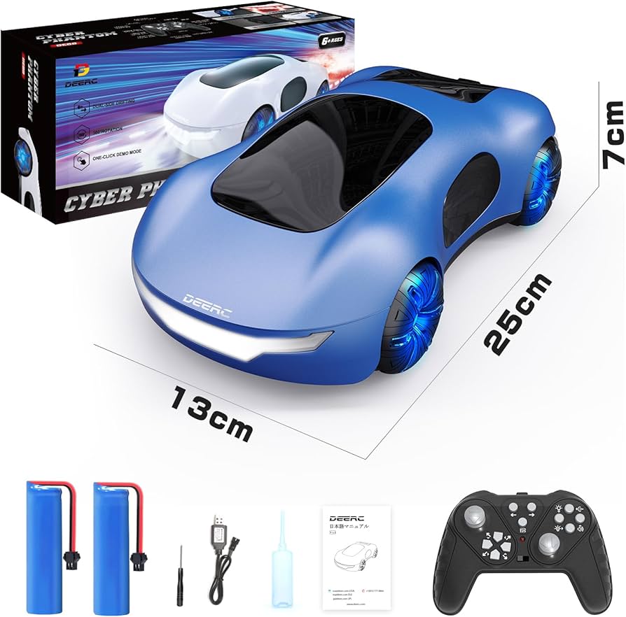 Amazon.co.jp: DEERC ラジコンカー こども向け おもちゃ ドリフト 360