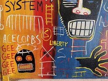 Amazon.co.jp: 凄い構図のバスキア！貴重肉筆 ジャン ミシェル