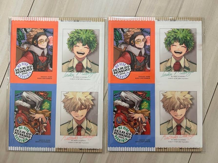 Amazon.co.jp: 最強ジャンプ ヒロアカ 付録 ステッカー ポストカード