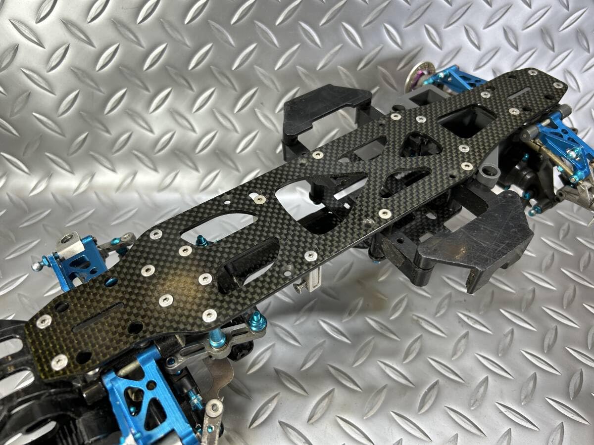 Amazon.co.jp: タミヤTAMIYA TA03F アルミパーツ カーボンシャーシ
