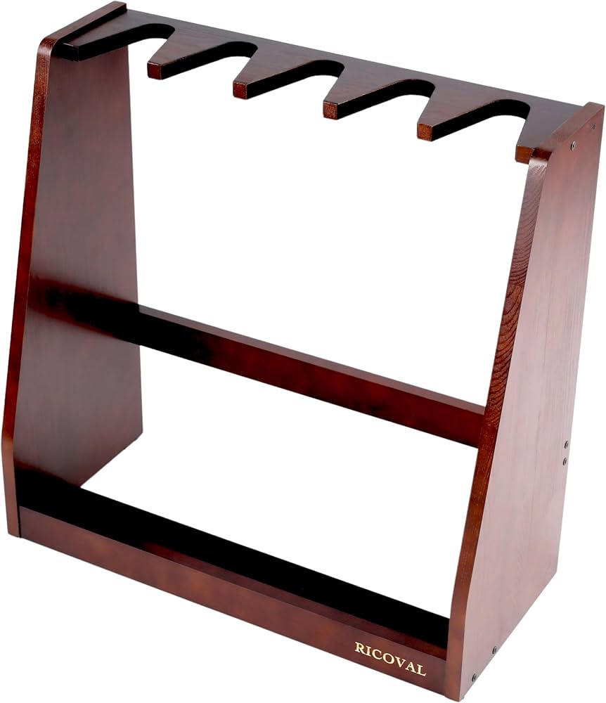 Amazon | RICOVAL ガンラック ガンスタンド ライフルスタンド 木製