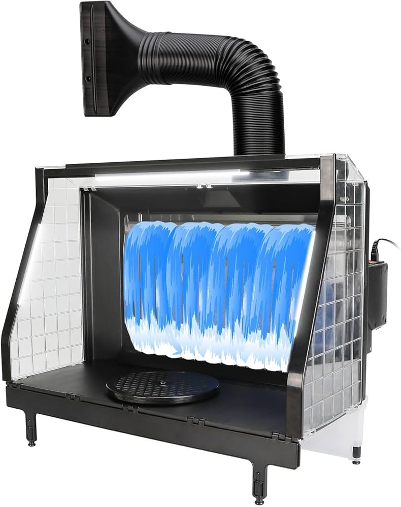 Amazon | Anesty ウォーターブース2段階吸収 ウォーターカーテン塗装