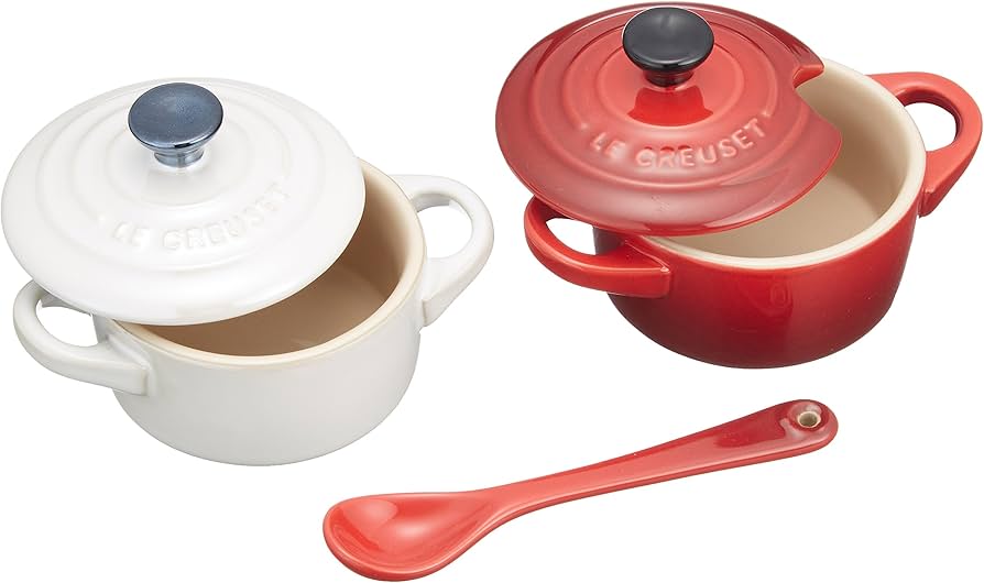 Amazon｜ル・クルーゼ(Le Creuset) 耐熱容器 ペア・プチ・ココット