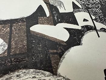 Amazon.co.jp: 02―025額装 斎藤清 作『会津の冬』Winter in Aizu