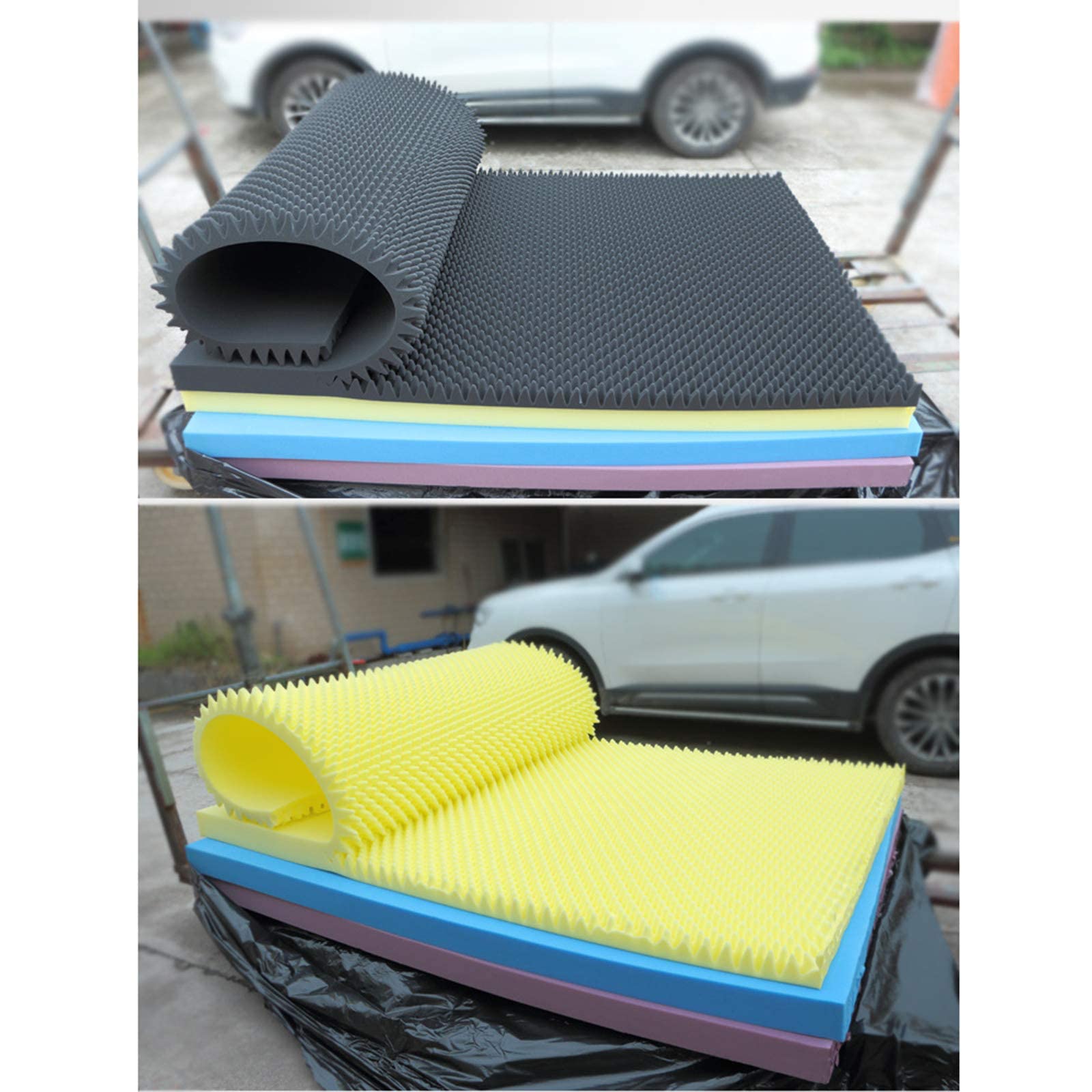 Amazon.co.jp: レコーディングスタジオ防音マット、壁床吸音コットン