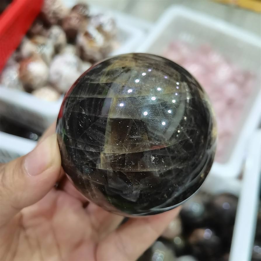 Amazon.co.jp: 天然石 ナチュラルブラックムーンストーンクリスタル