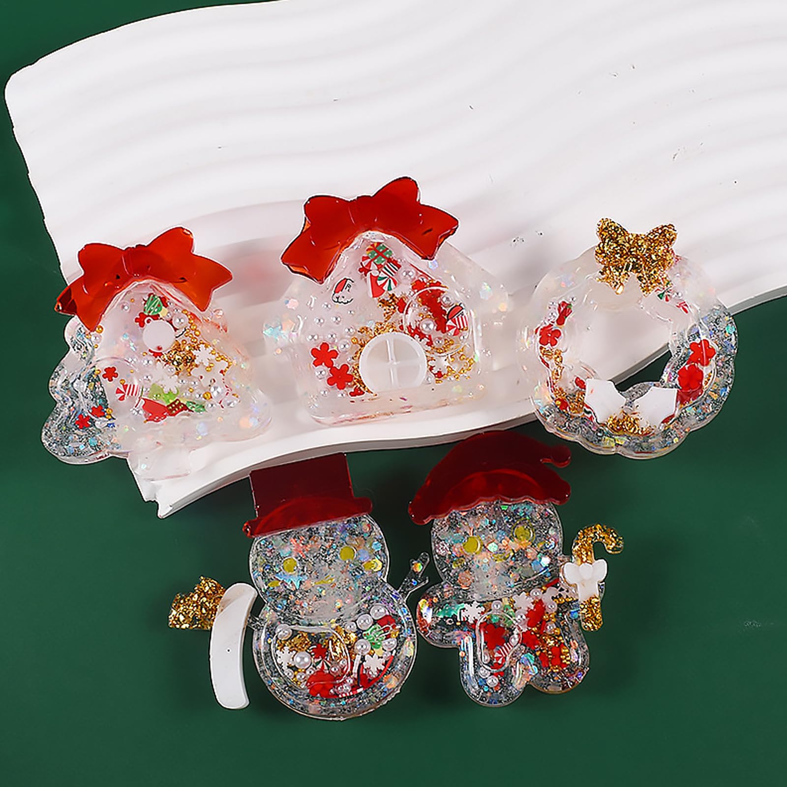 Amazon.co.jp: 5WYOUKEクリスマス シェイカーモールド シリコン