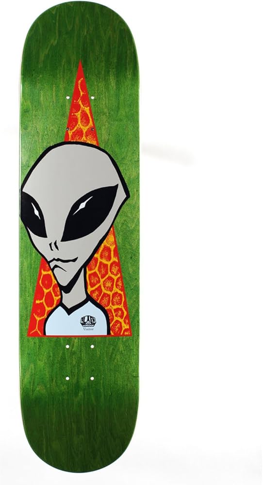 Amazon | ビジターエイリアンワークショップスケートボードデッキ-8.0