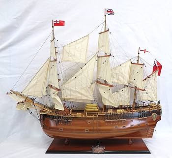 Amazon | 38インチ HMS エンデバー ジェームズ クック 帆船模型 完成品