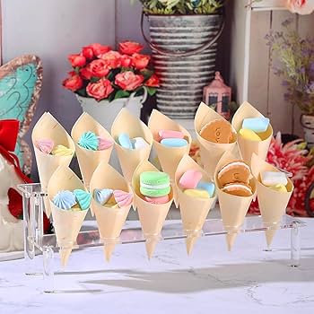 Amazon｜アイスクリームホルダー アクリル アイスクリームコーン