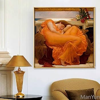 Amazon.co.jp: 有名な絵画 オレンジ 眠れる森の美女 ポスターと版画