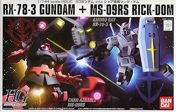 Amazon | HGUC 1/144 RX-78-3/MS-09RS G-3ガンダム + シャア