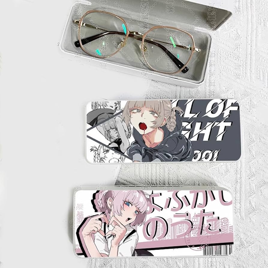 Amazon.co.jp: メガネケース よふかしのうた 七草ナズナ 眼鏡ケース