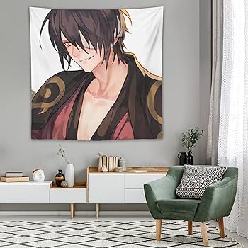 Amazon.co.jp: タペストリー 銀魂 高杉晋助 壁掛け 60