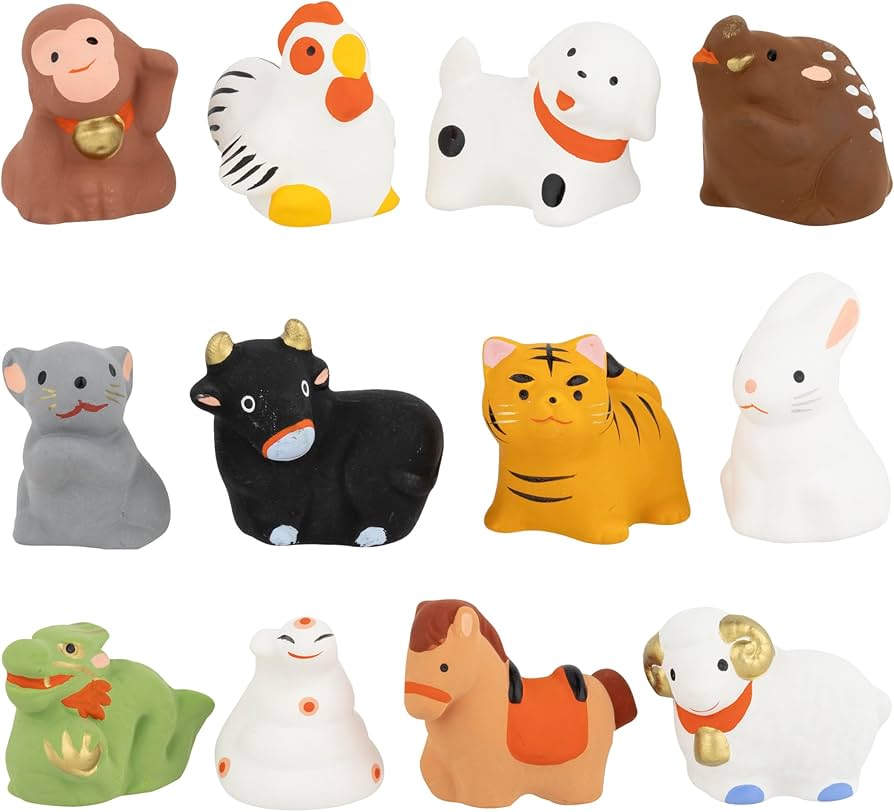 Amazon.co.jp: 瀬戸陶芸社 2026年 干支 置物 置き物 コンパクト 午 馬