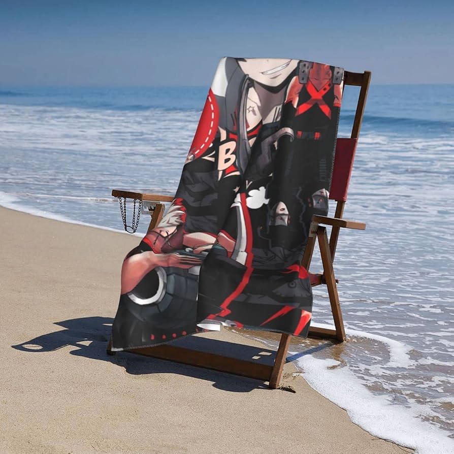 Amazon｜爆豪勝己 ヒロアカ アニメ バスタオル 大判 吸水 フェイス