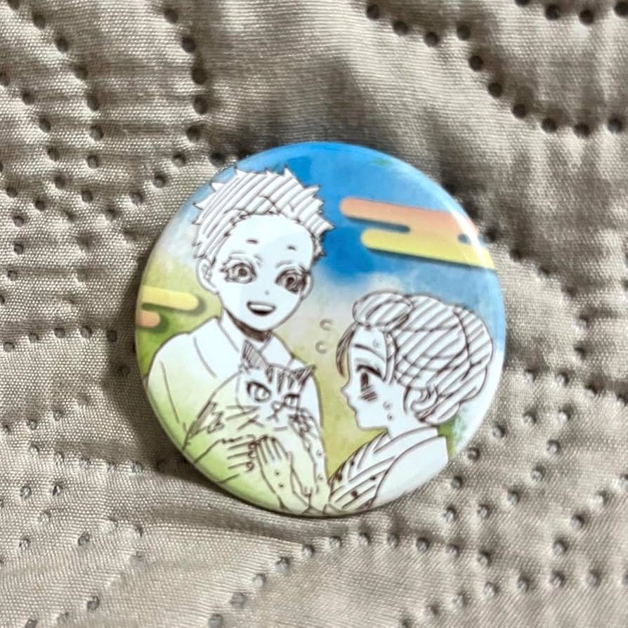 Amazon.co.jp: 原画展 缶バッジ 狛治 恋雪 猗窩座 : おもちゃ