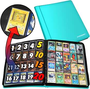 Amazon.co.jp: 1280枚以上のカード 20ポケット カードバインダー