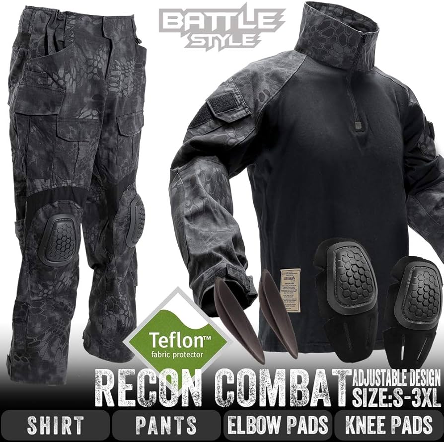 Amazon | [LayLax][リーコンコンバットシャツ・パンツ]エルボーパッド