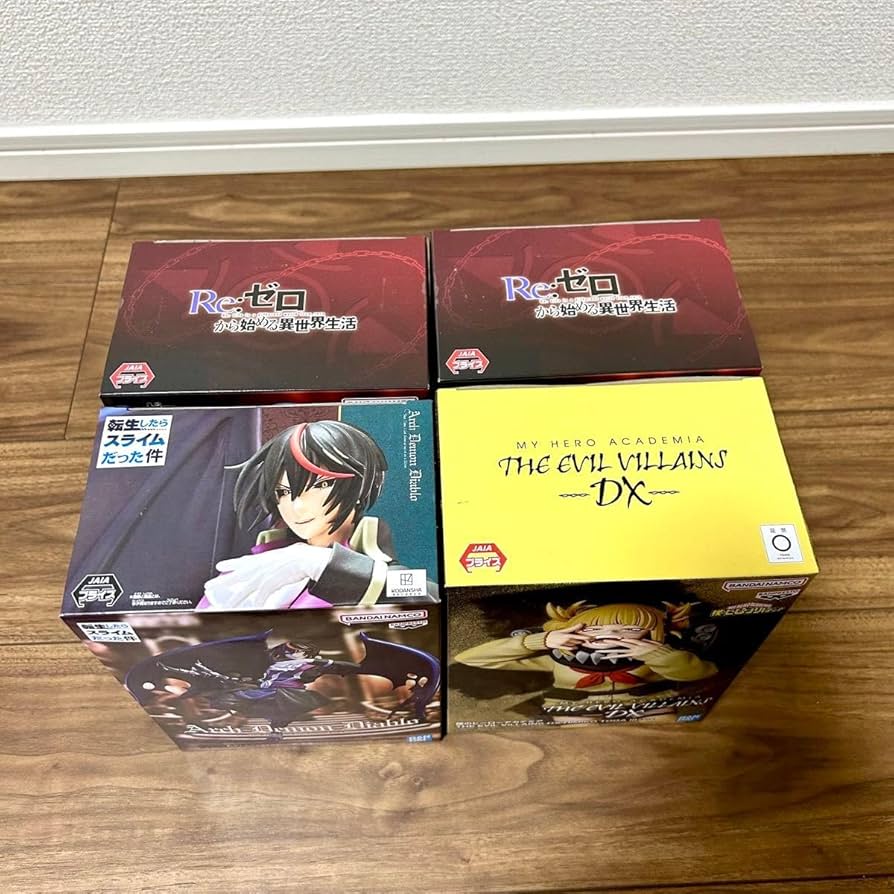 Amazon.co.jp: 転スラ・ヒロアカ・リゼロ 4点セット フィギュア