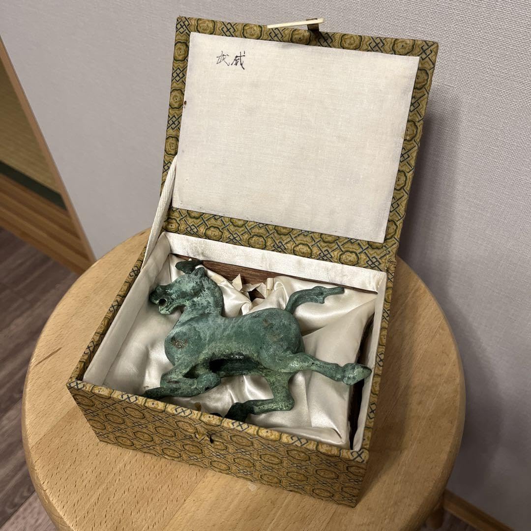 Amazon.co.jp: 骨董品青銅器 汗血馬 馬踏飛燕 風水アイテムです