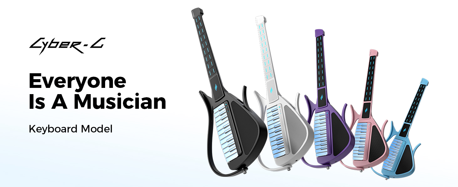 Amazon.com: Enya CYBER-G Stringless Smart Guitar, Foldable Travel