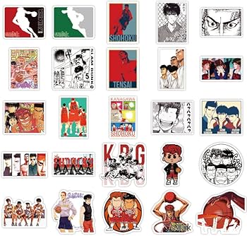Amazon.co.jp: スラムダンク ステッカー 50枚セット Slam Dunk 流川楓