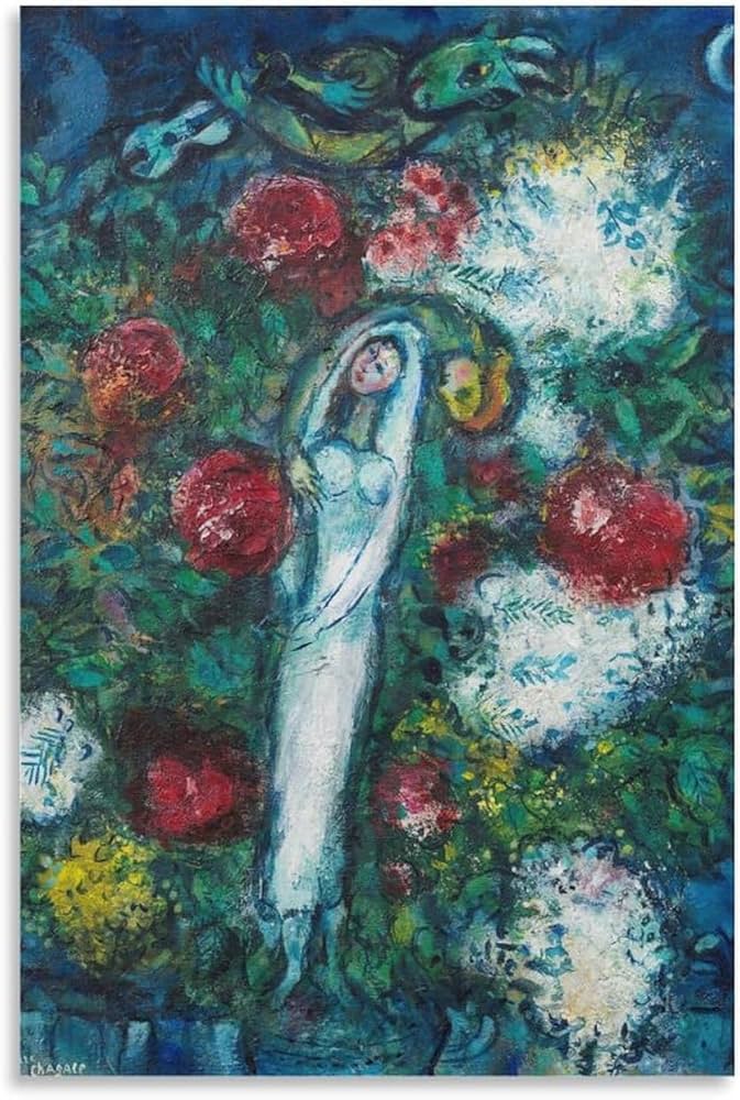 Amazon.co.jp: マルク・シャガール《 Les Amoureux 》アートポスター