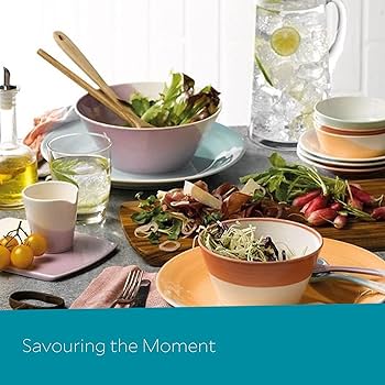 Amazon.co.jp: Royal Doulton 1815 Brights 食器セット、ミックス、16