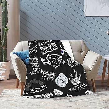 Amazon｜写真 Kat-Tun (8) フランネル毛布 シングル ブランケット