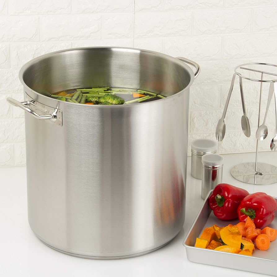 Amazon｜遠藤商事 業務用 TKG PRO 寸胴鍋(蓋なし) 24cm 電磁調理器対応