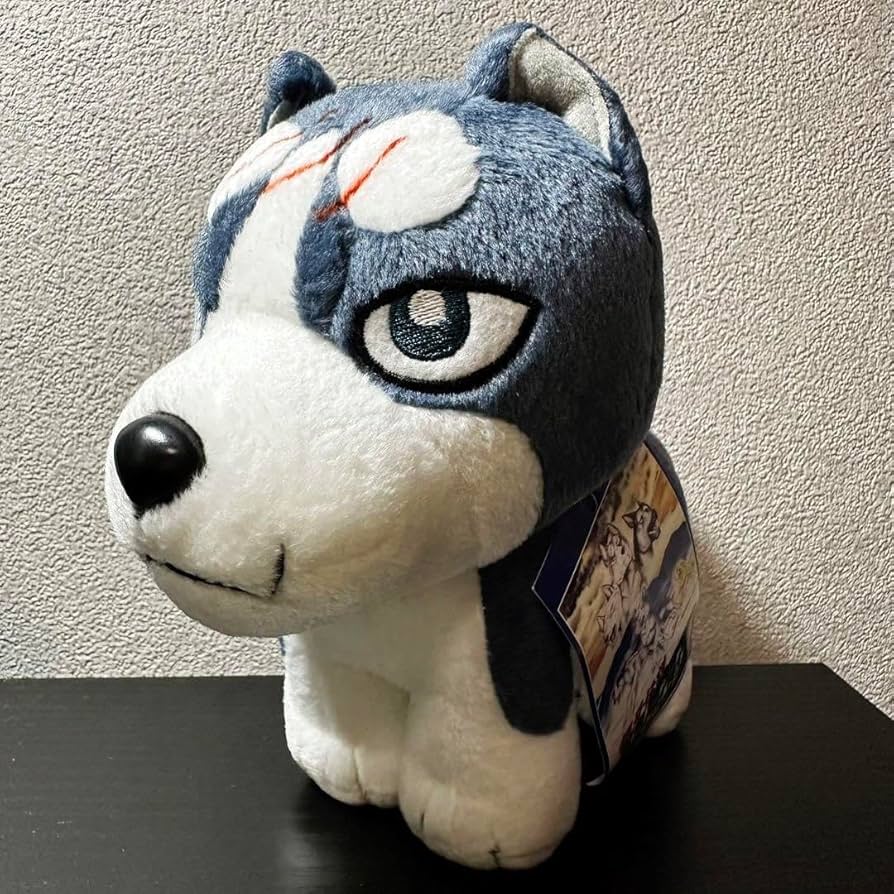 Amazon.co.jp: 1018まで限定！銀牙伝説WEED 銀 ぬいぐるみ : おもちゃ