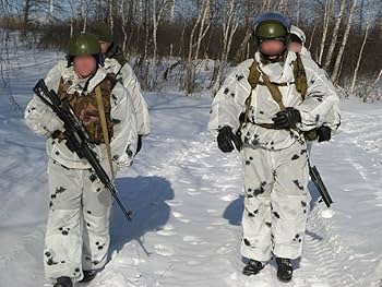 Amazon | ANA実物 スノーカモBDU上下セット ロシア軍 冬迷彩 ロシア