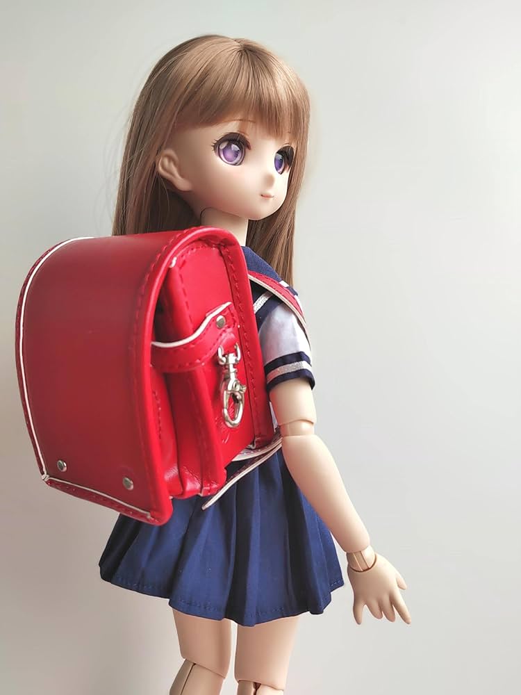 Amazon.co.jp: ドール用ランドセル ドール道具 3分4分通用制服鞄通学