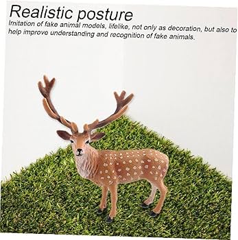 Amazon.co.jp: ニホンジカ 置物 動物 モデルフ ィギュア おもちゃ 森林