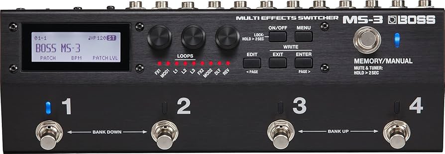 Amazon.com: BOSS Multi Effects Switcher (MS-3) : Musical Instruments