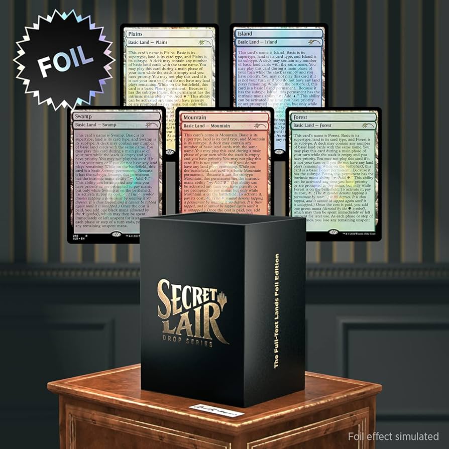 Amazon.com: Magic TCG The Gathering Secret Lair Premium Foil: MTG