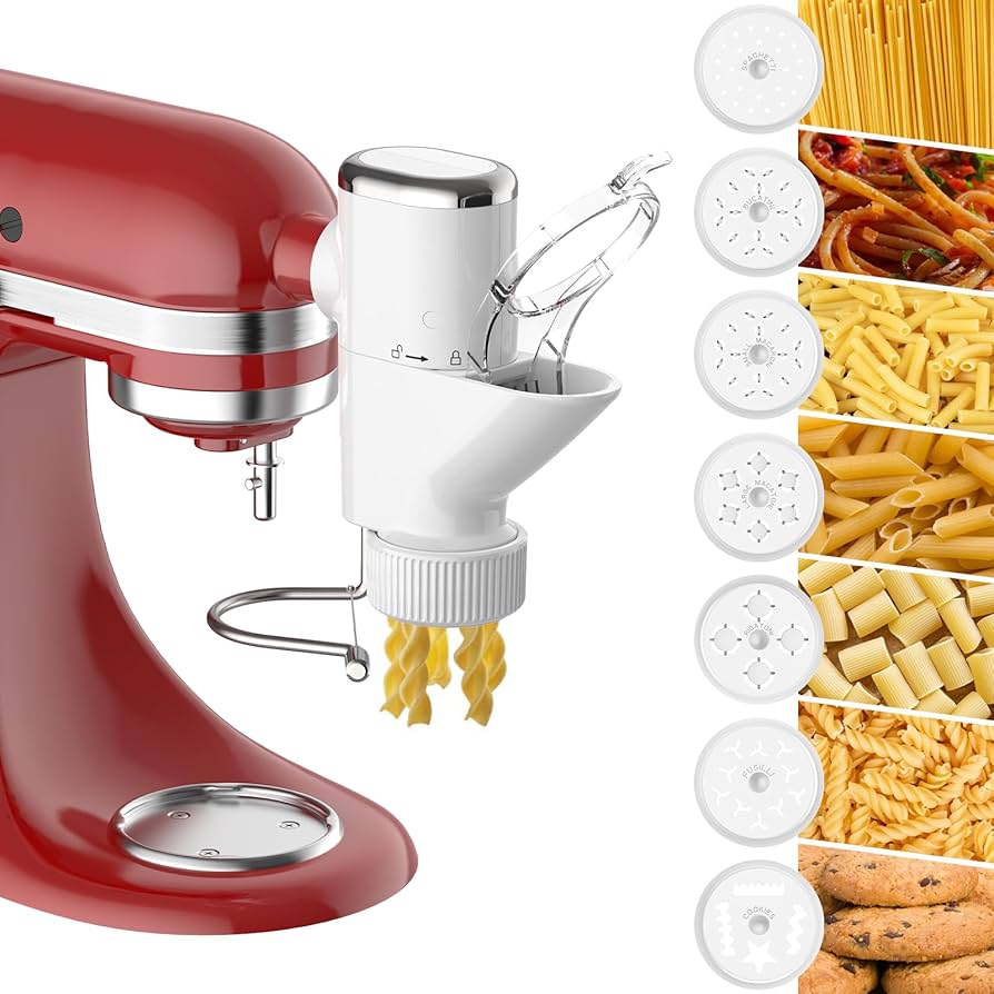 Amazon | KitchenAidスタンドミキサー用グルメパスタプレス
