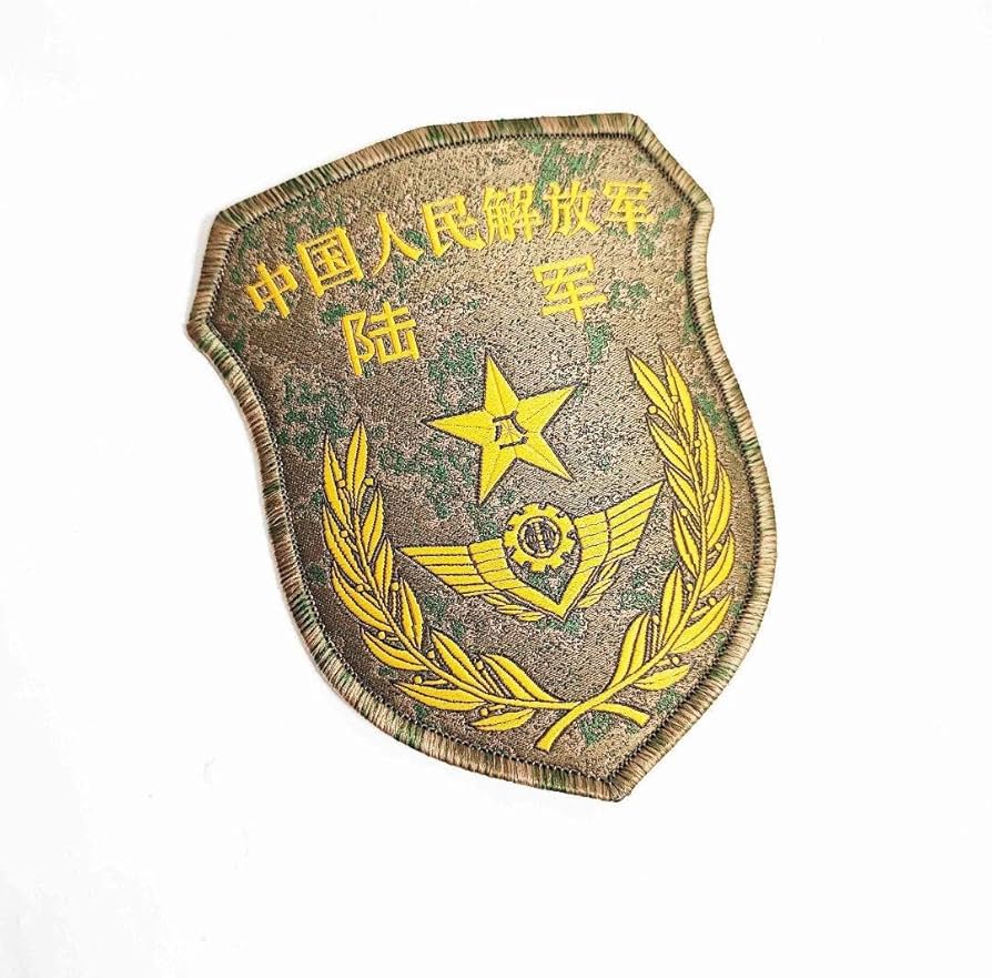 Amazon.co.jp: 中国軍 実物 21式 星空迷彩 ワッペン 階級章 セット ②