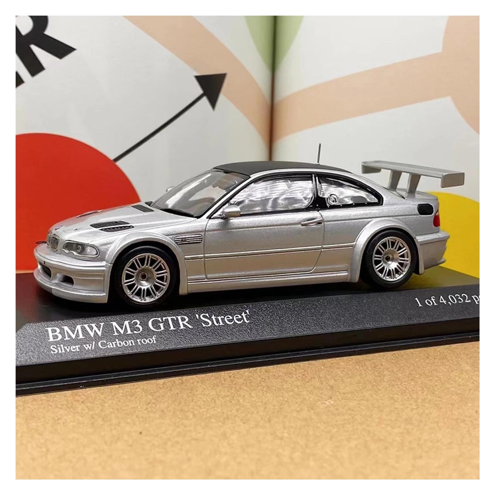 Amazon | ミニカー 1:43 BMW M3 GTR E46 おもちゃの車モデルクラシック
