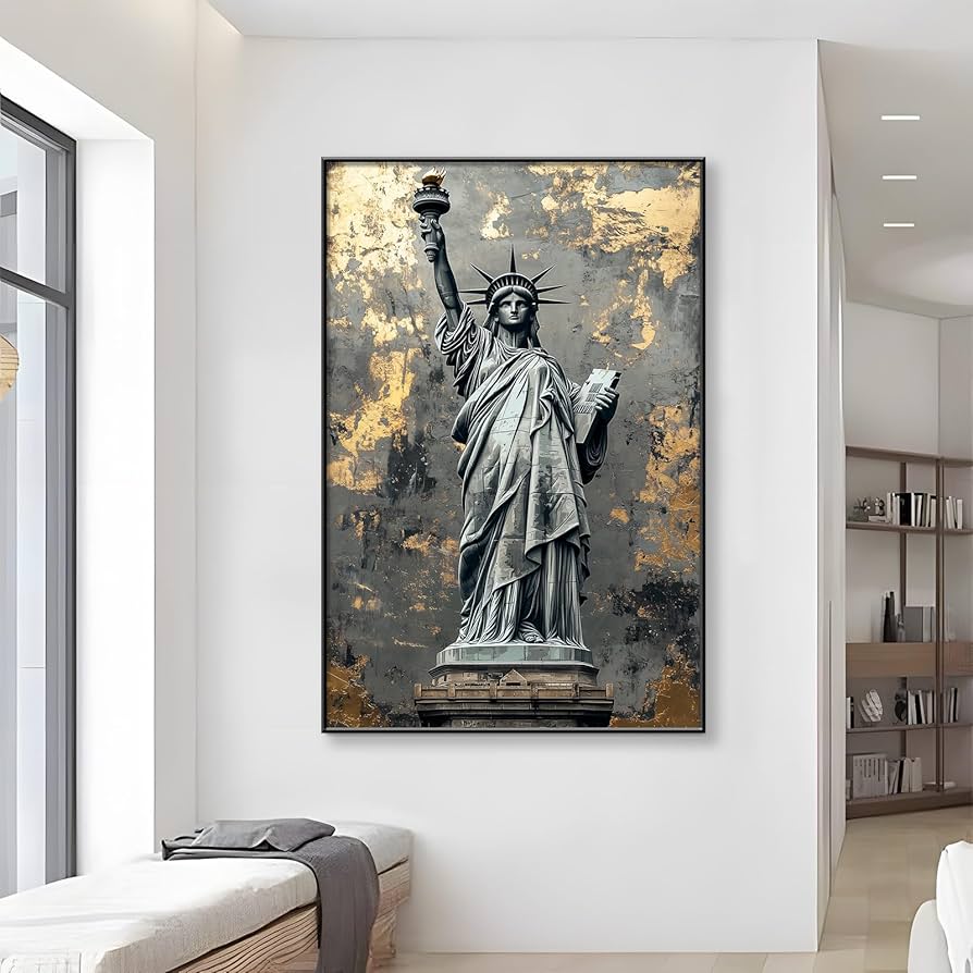 Amazon.com: Statue of Liberty Canvas Wall Art, New York Statue of