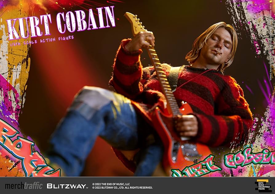 Amazon.co.jp: ブリッツウェイ カート・コバーン フィギュア 1/6 オン