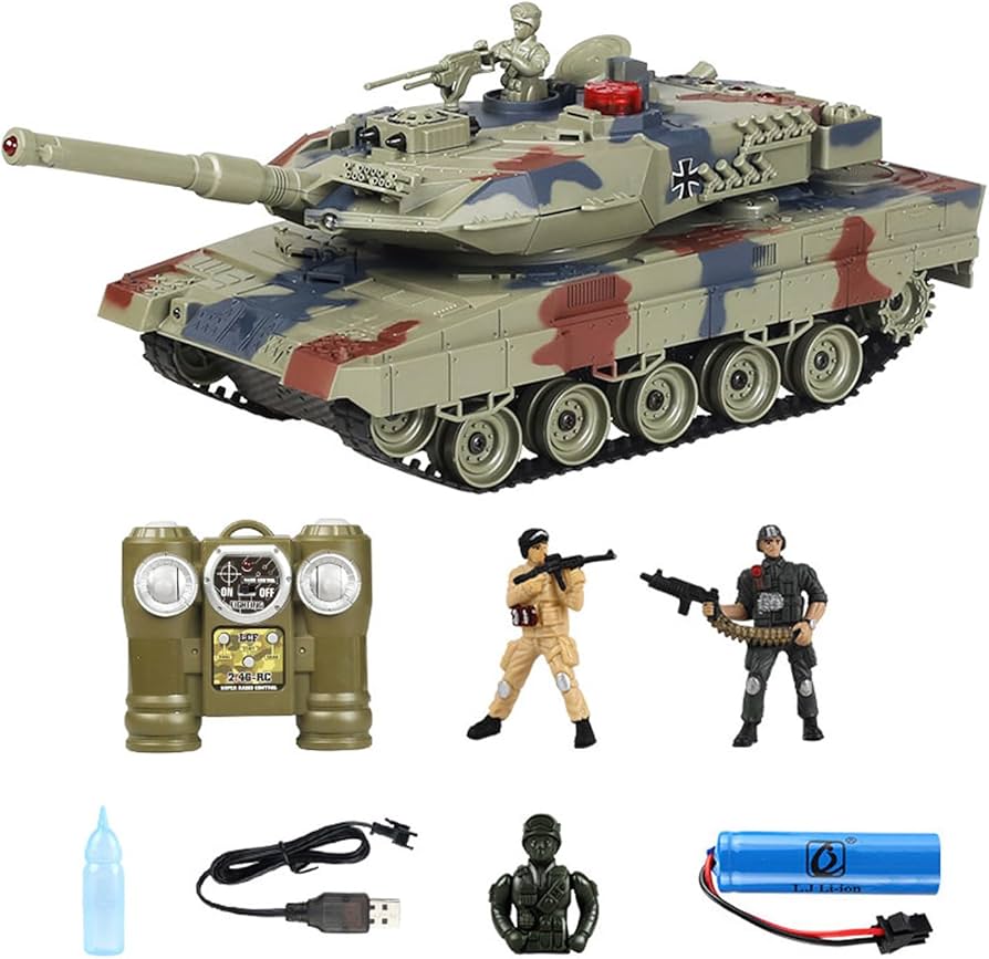 Amazon.co.jp: 戦闘車 RC 戦車 対戦 戦車 ラジコン バトルタンク