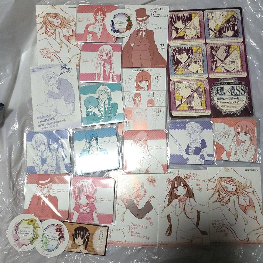 Amazon.co.jp: 藤原ここあ カフェ 妖狐×僕SS 特典コースター イラスト