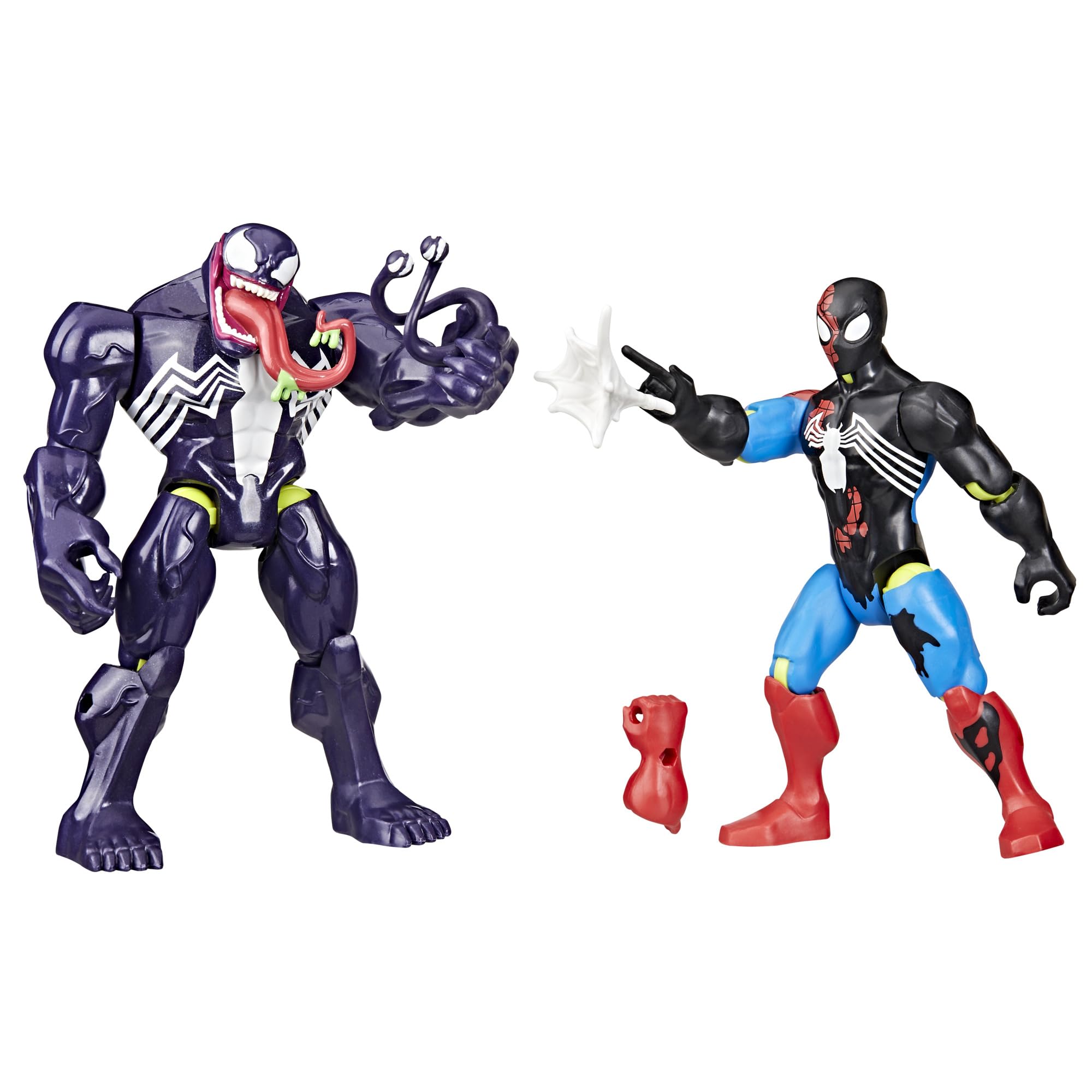 MixMashers Marvel Venom vs. Venomized Spider-Man, Custom Action