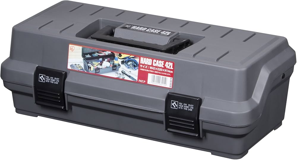 Amazon.co.jp: アイリスオーヤマ ハードケース(グレー) 42L (G