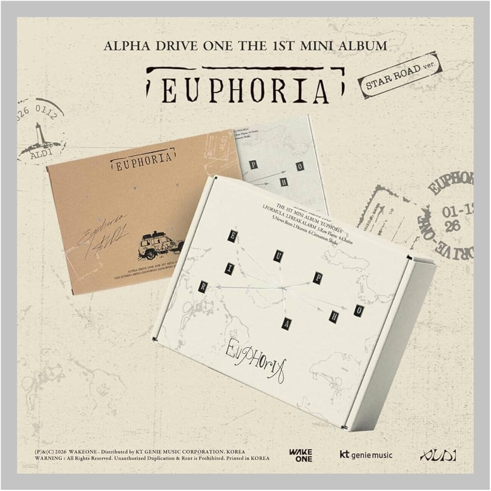 Amazon.co.jp: ALPHA DRIVE ONE EUPHORIA 1st Mini Album STAR ROAD