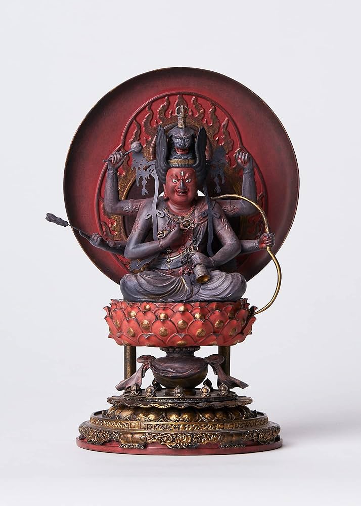 Amazon.co.jp: イスムTanaCOCORO[掌] 愛染明王＿仏像 フィギュア 国宝